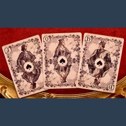 Wars of the Roses (Blue Tuck-2nd Edition Edge-dyed) Playing Cards