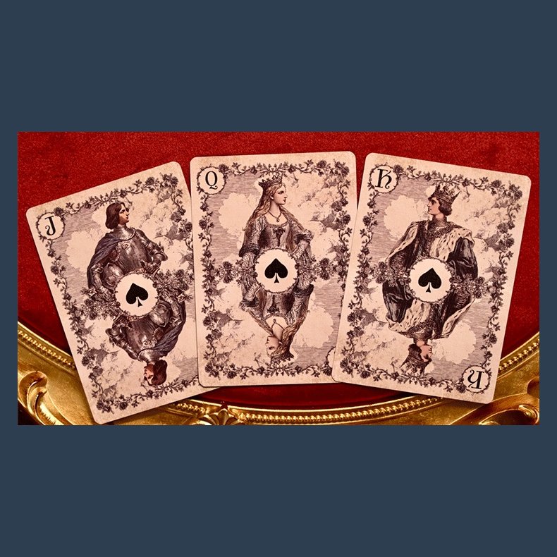 Wars of the Roses (Blue Tuck-2nd Edition Edge-dyed) Playing Cards