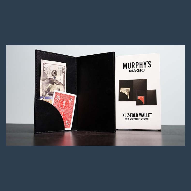 XL Z Fold Wallet (Magnetic Locking) by Murphy's Magic