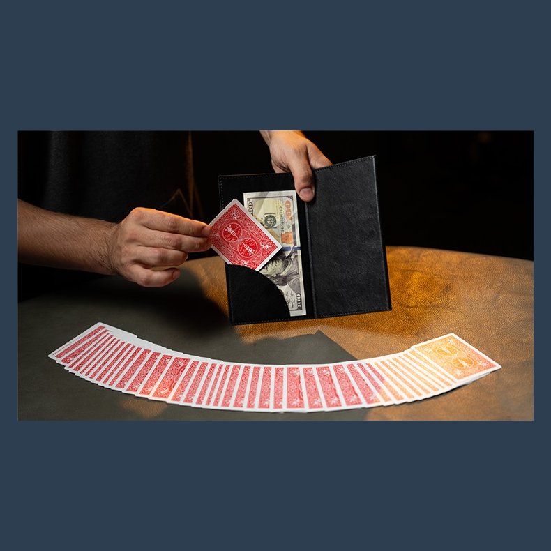 XL Z Fold Wallet (Magnetic Locking) by Murphy's Magic