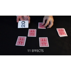 Bicycle Special NUMBERS Red Playing Cards (plus 11 Online Effects)